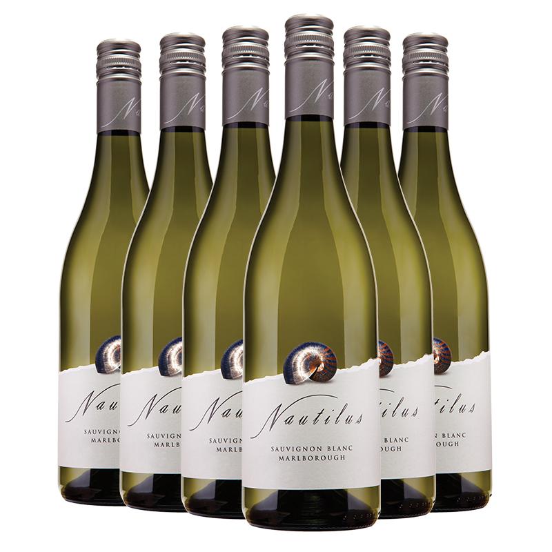 御兰堡鹦鹉螺马尔堡长相思干白葡萄酒 750ml*6 整箱装  新西兰