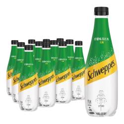 怡泉 可口可乐怡泉 可口可乐 Schweppes 无糖零卡 柠檬味 苏打水 400ml*12瓶