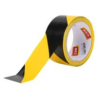 deli 得力 DL 得力工具 deli 得力 33770 黑黄色安全警示胶带 48mm
