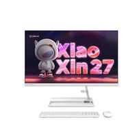 Lenovo 联想 小新 27 五代锐龙版 27英寸 家用一体机 白色（锐龙R5-5625U、核芯显卡、16GB、512GB SSD、1920*1080）