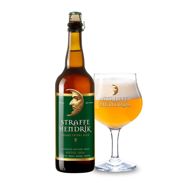 半月 De Halve Maan 妖月三料啤酒 比利时进口 750ml*2瓶