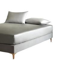 MIDO HOUSE 铭都60支床笠单件纯棉床笠罩防滑全包保护套月影灰180*200+30cm