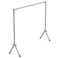 美丽雅晾衣架落地可折叠不锈钢晾衣杆阳台卧室挂衣架家用晒被架 【单杆晾衣架】长1.5m