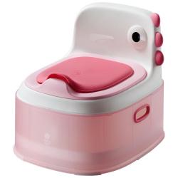 babycare 小恐龙三合一多功能儿童马桶坐便器婴儿仿真马桶辅助器 维尔粉