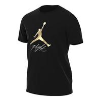 JORDANJordan运动T恤 AJ 男文化衫JUMPMAN FLIGHT短袖AO0665-011黑L