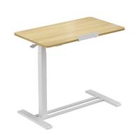 乐歌茶几沙发床边桌气动升降桌可移动桌书桌边几小浮岛 T04pro|可翻板|白色 80*45cm