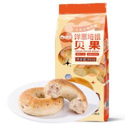 俏侬 洋葱培根贝果 480g 袋装