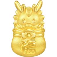 周生生 足金Charme十二生肖龙 龙王送福黄金转运珠 94298C 定价