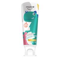 皓齿健（Hosjam）益生菌儿童护齿牙膏（小恐龙）3-12岁宝宝口腔清洁低氟防蛀健齿 加州甜橙味50g*4支
