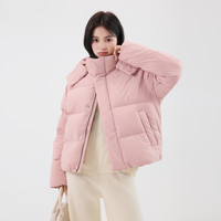 雪中飞 SNOWFLYING2025秋女士短款羽绒服可脱卸帽小个子温柔大方保暖百搭