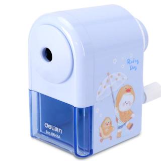 得力 0641A 手摇削笔器 蓝色