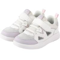 DR.KONG 江博士 DR·KONG）春季男女童镂空大网孔透气休闲学步鞋 轻便简约魔术贴儿童运动鞋 米/粉红 25码 脚长约14.9-15.5