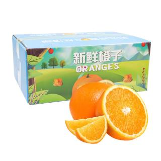 Mr.Seafood 京鲜生 秭归伦晚脐橙/橙子 4.5kg 单果约170-220g 新鲜水果