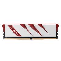COLORFUL 七彩虹 战斧·赤焰系列 DDR5 6000MHz 台式机内存 马甲条 红白 32GB 16GBx2