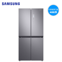 三星 SAMSUNG 488L双循环十字门嵌入式风冷变频冰箱家用4000M9