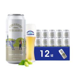 千岛湖啤酒 比利时风味小麦精酿500ml*12听团购送礼足球伴侣