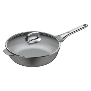 WMF 福腾宝 麦饭石色持久不沾天燃气电磁炉通用怀石不粘炒锅30cm