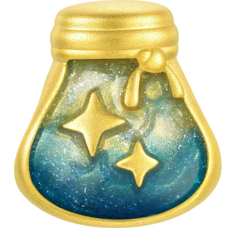MINTYGREEN Charme系列 93532C 星光足金转运珠 0.9g