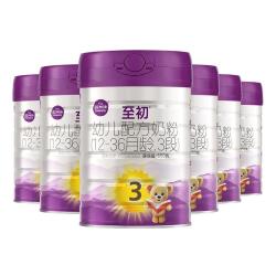 a2 至初 幼儿配方奶粉 3段（12-36月龄）850g*6罐 添加乳铁蛋白