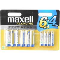 maxell 麦克赛尔 LR6 5号碱性电池 1.5V 6粒+LR03 7号碱性电池 1.5V 4粒