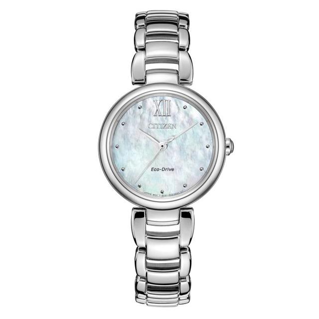 CITIZEN L花语风吟系列 28.8毫米光动能腕表 EM0530-81D