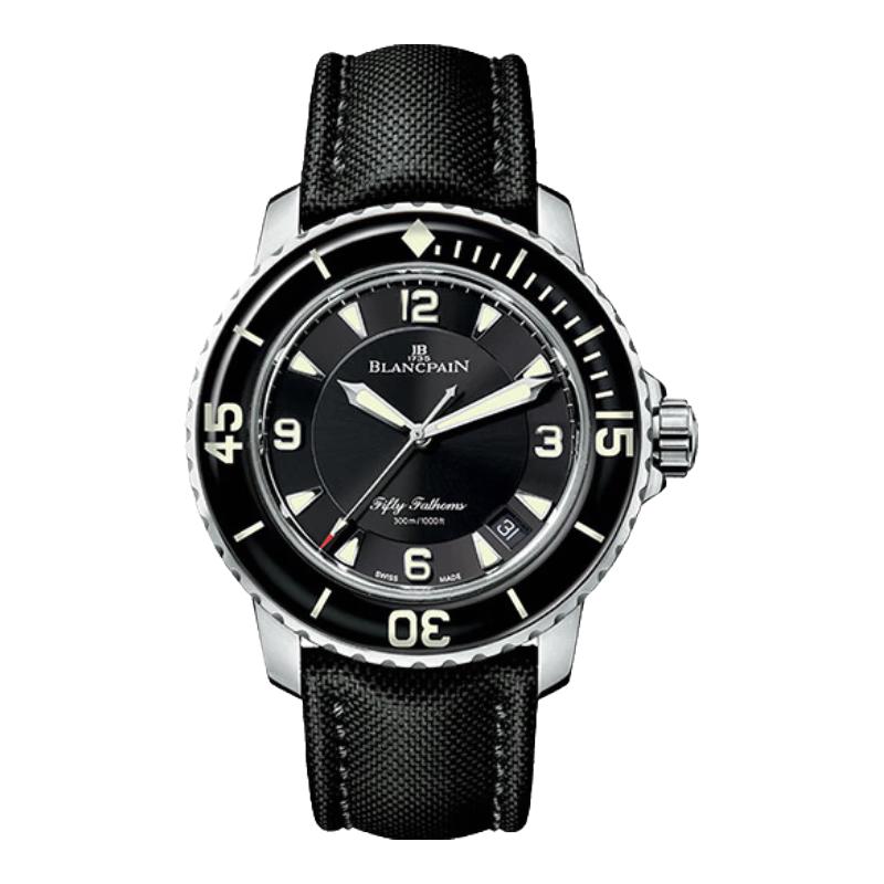 宝珀（blancpain）瑞士手表 五十噚系列自动机械男士腕表 5015-1130-52A