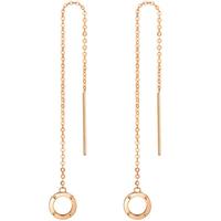 MINTYGREEN 薄荷系列 91979E 几何圆环18K玫瑰金耳线 0.5g