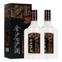 JINSHA 金沙 回沙酒 钻石五星 53%vol 酱香型白酒 500ml*2瓶 双支装