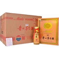 茅台（MOUTAI）陈年 三十年 酱香型白酒 53度 500ml*6 整箱装