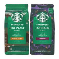 STARBUCKS 星巴克 咖啡豆组合装 2口味 200g*2袋（浓缩烘焙+Pike Place）
