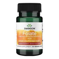 SWANSON 斯旺森 5甲基四氢叶酸 800mcg*30粒