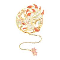 雅轩斋 金属镂空书签 青丘九尾 信封装