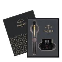 派克 钢笔 Vector威雅系列 黑金 F尖 礼盒装