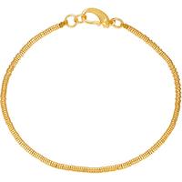 明牌珠宝传家金足金古法黄金岁岁平安圆环手链AFK0264工费1200 足金手链 约18厘米 约7.54克