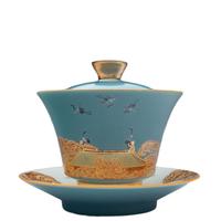 容山堂 瑞鹤呈祥 盖碗 150ml