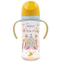 Pigeon 贝亲 自然实感第三代FUN系列 AA225 PPSU奶瓶 彩绘款 330ml 马戏团 LL码 6月+