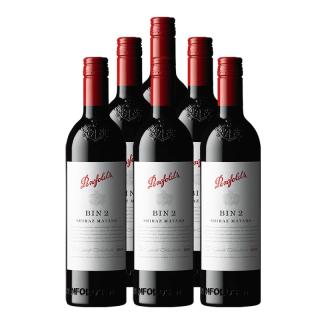 奔富 BIN2西拉/设拉子马塔***红葡萄酒 750ml*6瓶  原瓶进口