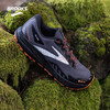 BROOKS 越野跑鞋男舒适徒步缓震爬山防水运动鞋Divide 4 GTX山际 黑色/鞭炮橘/蓝色 42.5