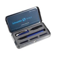 施耐德 钢笔＋走珠笔双笔头礼盒套装 BK600 幻影蓝 F尖