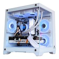 玩嘉 WJCOOLMAN孤勇者MINI白(无A柱)电脑机箱台式机MATX海景房240一体水冷全侧透ITX桌面