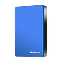 纽曼 1TB 移动硬盘 双盘备份 清风Plus金属版 USB3.0 2.5英寸