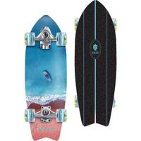balkaK9陆地冲浪板成人滑板专业陆冲板儿童大鱼板陆冲板初学者路冲板 【K9】海岸 可升极光轮 32寸 适合160cm以上身高