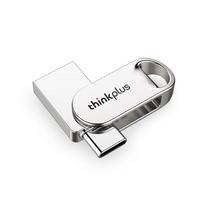 ThinkPlus联想64G 双接口金属U盘USB Type-C手机电脑外接通用优盘大容量内存扩容 64GB