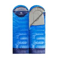 CAMEL 骆驼 户外睡袋 A6S3K1103 彩蓝/深宝蓝 1.1kg 左边