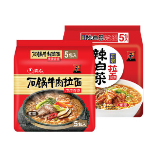 農(nóng)心 辛拉面 石鍋牛肉面120g*5包