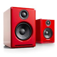 audioengine 声擎 A2+ Wireless 2.0声道 桌面 蓝牙音箱 竞速红