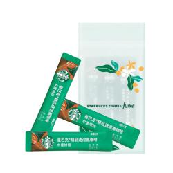 星巴克 0糖精品速溶黑咖啡 阿拉比卡豆 提神美式咖啡 尝鲜2.3g*3条