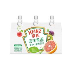 亨氏 果泥宝宝婴标辅食零食苹果西梅水果泥多口味不添加水不添加糖