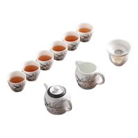 苏氏陶瓷 雪花釉 茶具套装 10件套