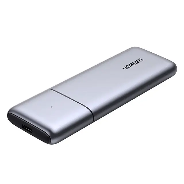 UGREEN 绿联 M.2 NVMe/SATA 80863 移动硬盘盒 Type-C3.2接口 全铝外壳